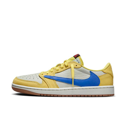 Men's Travis Scott x Air Jordan 1 Low ' Elkins' Shoes