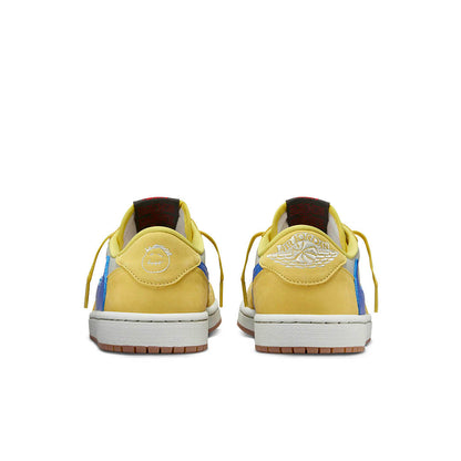 Men's Travis Scott x Air Jordan 1 Low ' Elkins' Shoes