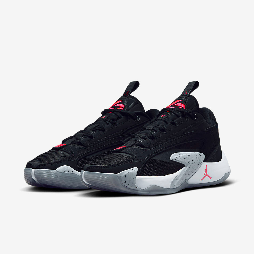 Men's Air Jordan Luka 2 Black Cement Shoes