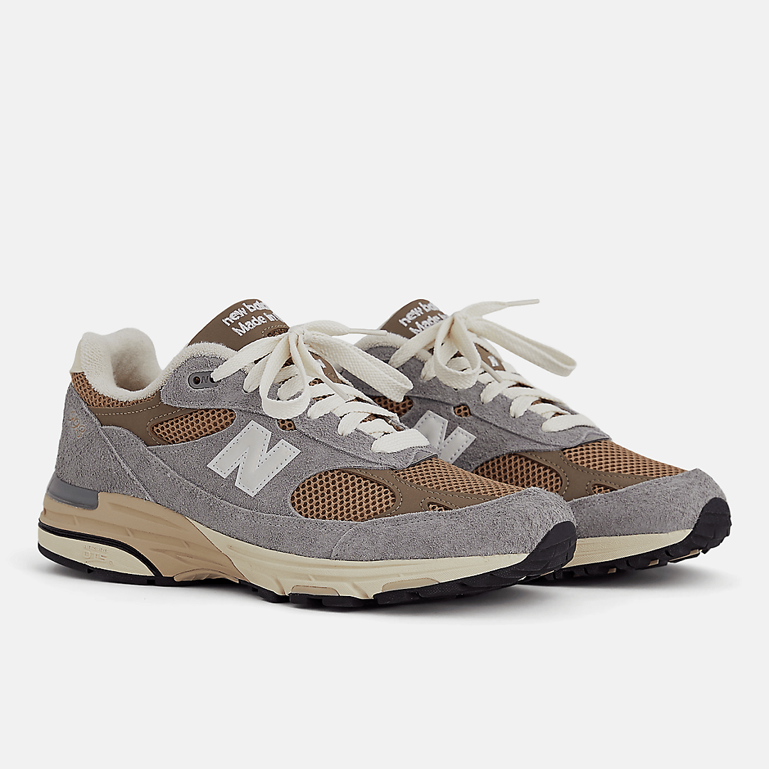 Men's New Balance 993 Sea Salt Black Shoes