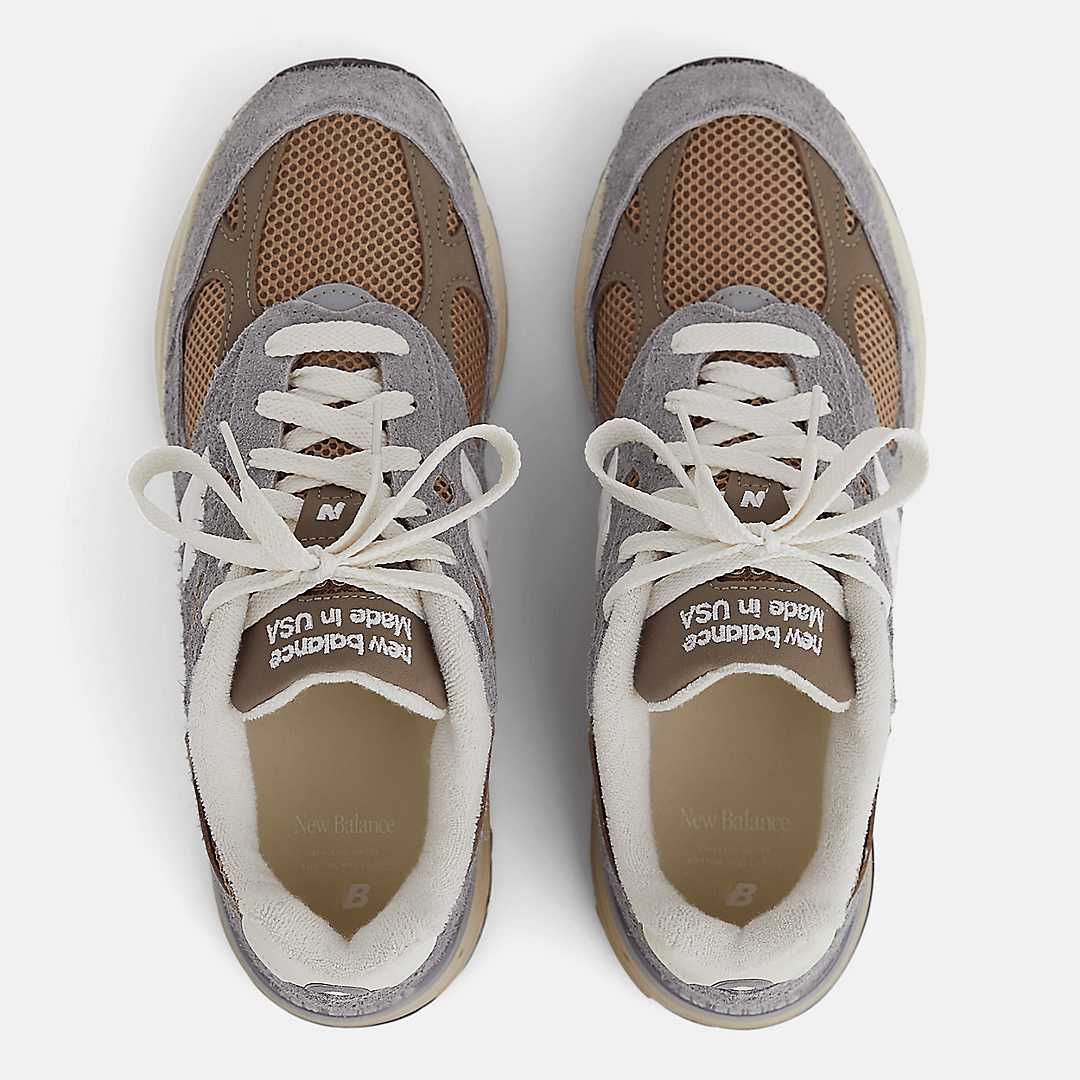 Men's New Balance 993 Sea Salt Black Shoes