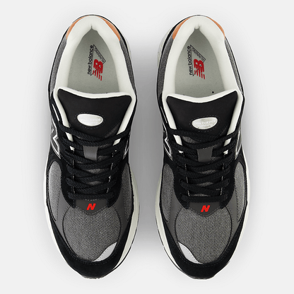 Men's New Balance 2002R Black Denim Shoes