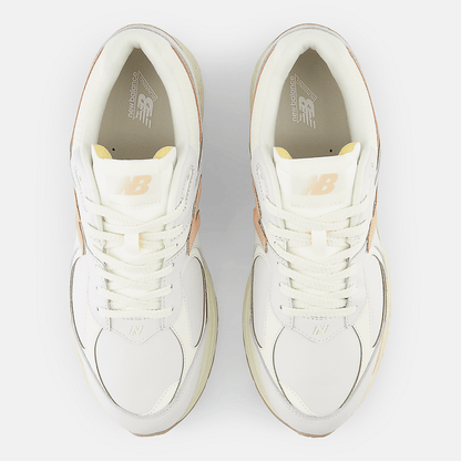 Men's New Balance 2002R White Tan Shoes