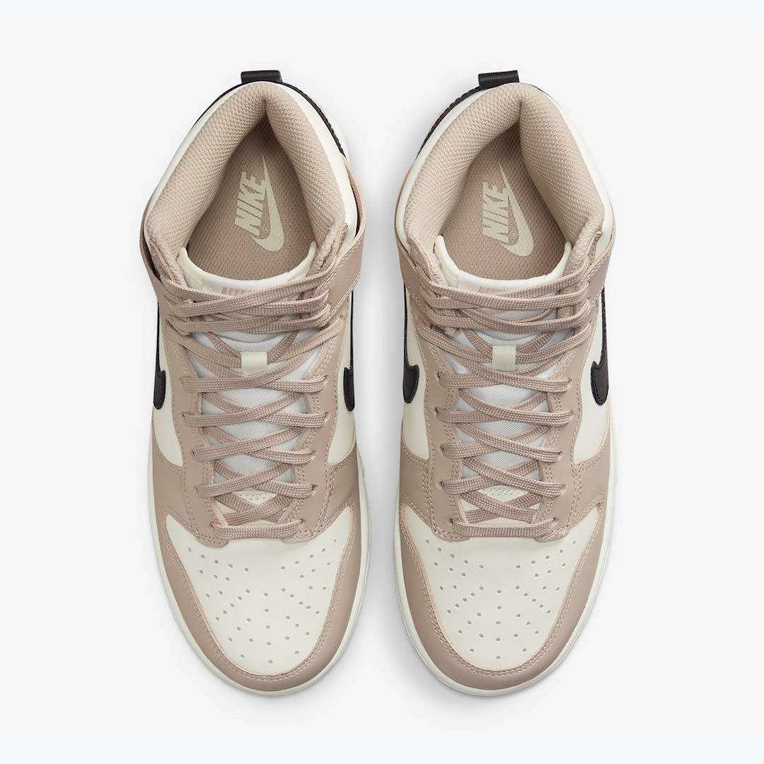 Men's Nike Dunk High Fossil Stone Shoes