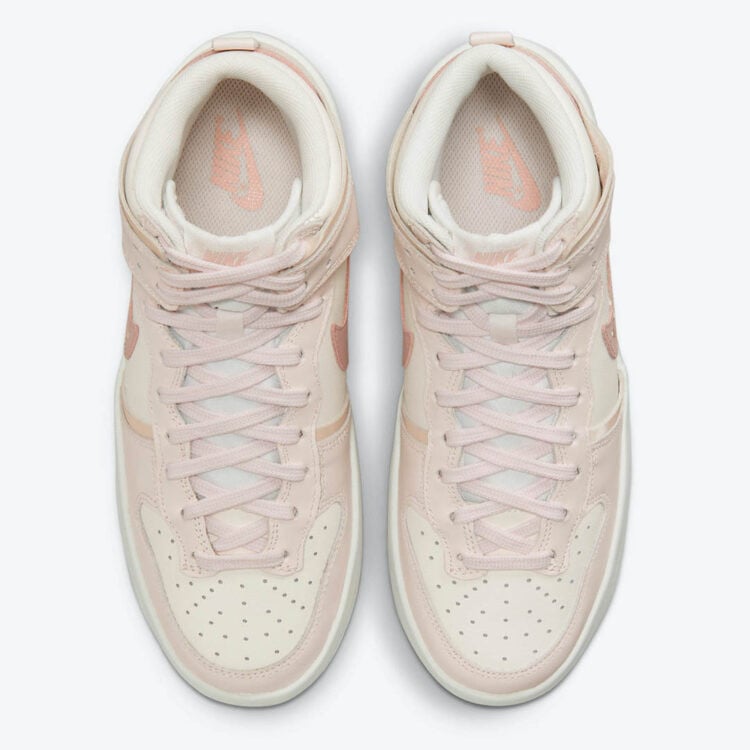 Men's Nike Dunk High Pink Oxford Shoes