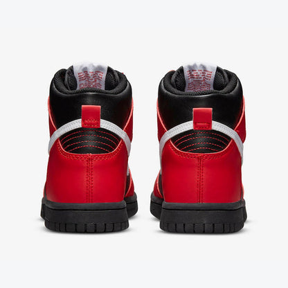 Men's Nike Dunk High University Red & Black Shoes