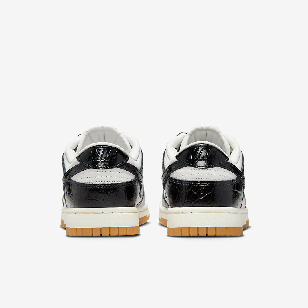 Men's Nike Dunk Low Black Croc Shoes