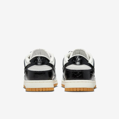 Men's Nike Dunk Low Black Croc Shoes
