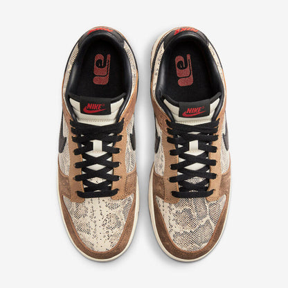 Men's Nike Dunk Low Black-Ale Brown Shoes