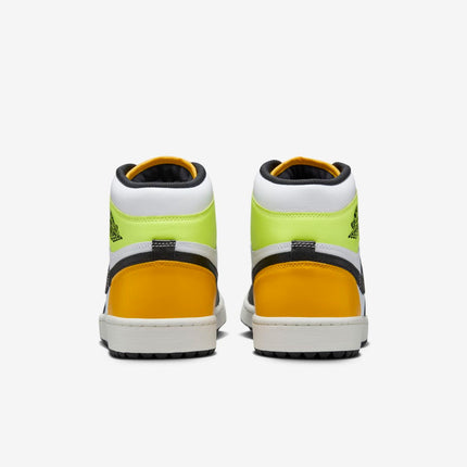 Men's Air Jordan 1 High Golf 'Volt Gold' Shoes