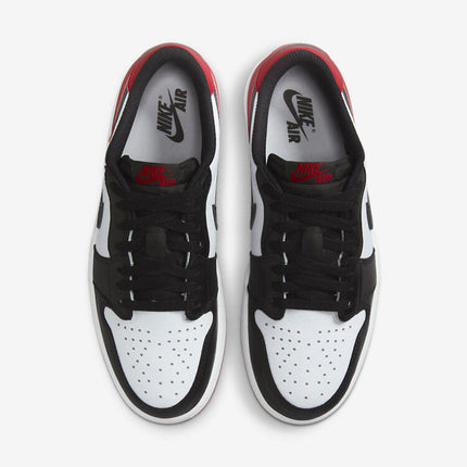 Men's Air Jordan 1 Low 'Black Toe' Shoes