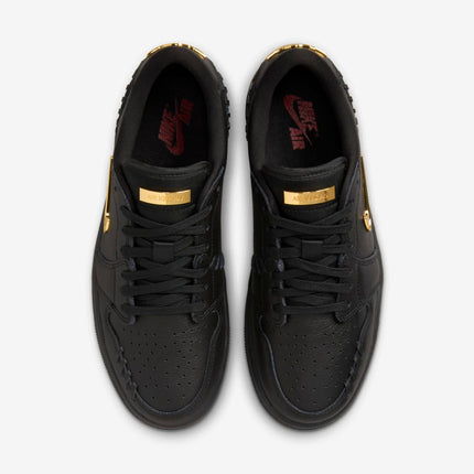 Men's Air Jordan 1 Low 'Black Metallic Gold' Shoes