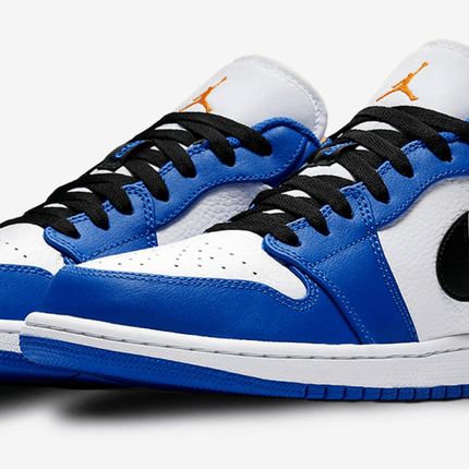 Men's Air Jordan 1 Low 'Blue Orange' Shoes