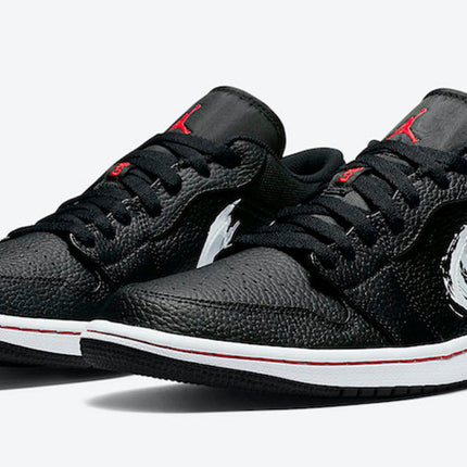 Men's Air Jordan 1 Low 'Brushstroke Swoosh' Shoes
