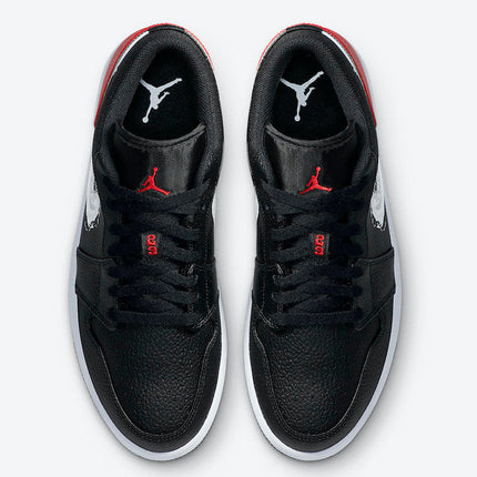 Men's Air Jordan 1 Low 'Brushstroke Swoosh' Shoes