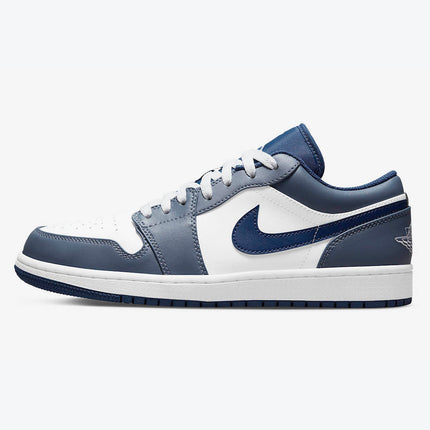 Men's Air Jordan 1 Low 'Cool Blue' Shoes
