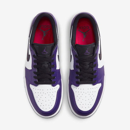 Men's Air Jordan 1 Low 'Court Purple' Shoes