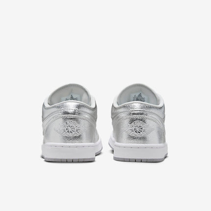 Men's Air Jordan 1 Low 'Metallic Silver' Shoes