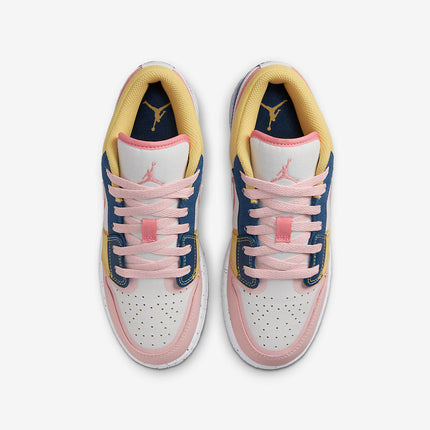 Men's Air Jordan 1 Low ' Navy Pink' Shoes