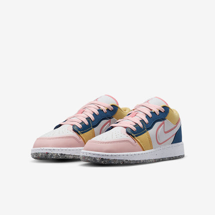 Men's Air Jordan 1 Low ' Navy Pink' Shoes