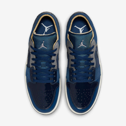 Men's Air Jordan 1 Low ' Obsidian ' Shoes