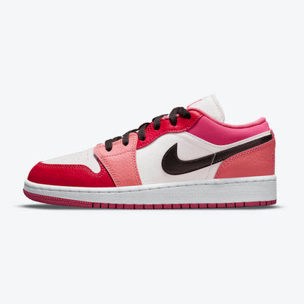 Men's Air Jordan 1 Low 'Pink Red' Shoes