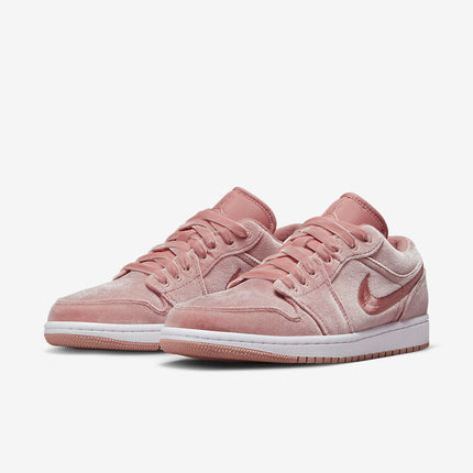 Men's Air Jordan 1 Low 'Pink Velvet' Shoes