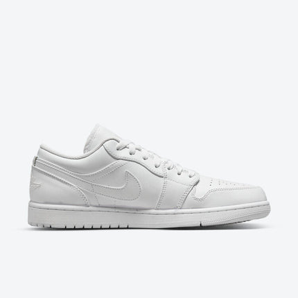 Men's Air Jordan 1 Low 'Triple White' Shoes