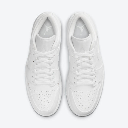 Men's Air Jordan 1 Low 'Triple White' Shoes
