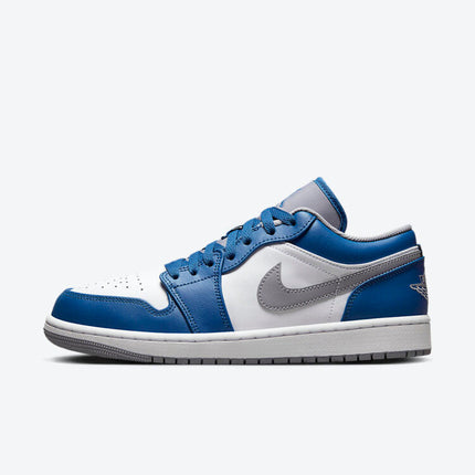 Men's Air Jordan 1 Low 'True Blue' Shoes