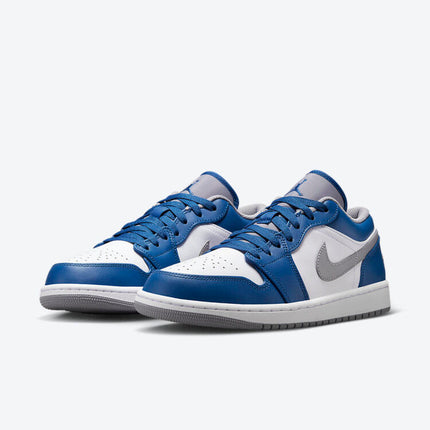 Men's Air Jordan 1 Low 'True Blue' Shoes