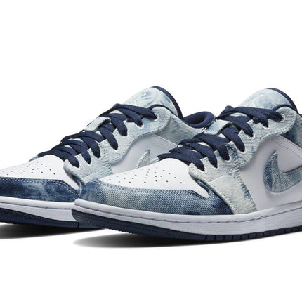 Men's Air Jordan 1 Low 'Washed Denim' Shoes