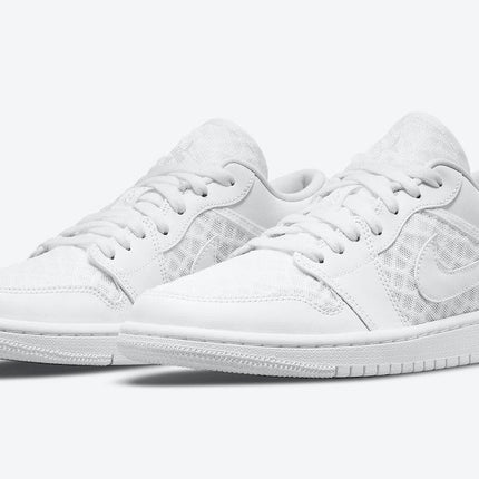 Men's Air Jordan 1 Low 'White' Shoes