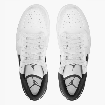 Men's Air Jordan 1 Low 'White Black-White' Shoes