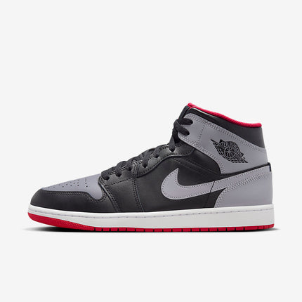 Men's Air Jordan 1 Mid 'Black Cement Grey' Shoes