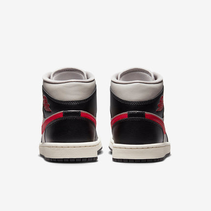 Men's Air Jordan 1 Mid 'Black Gym Red' Shoes