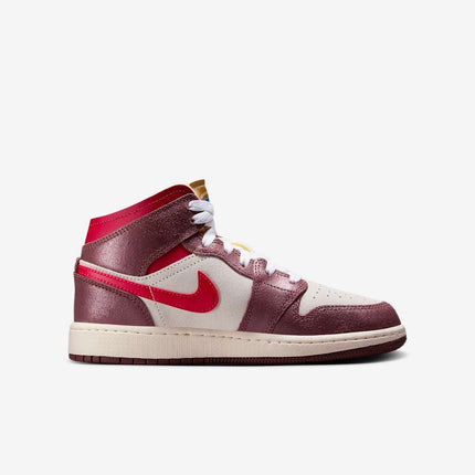 Men's Air Jordan 1 Mid 'Bread, Butter, & Sole' Shoes
