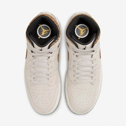 Men's Air Jordan 1 Mid 'Brown Elephant' Shoes