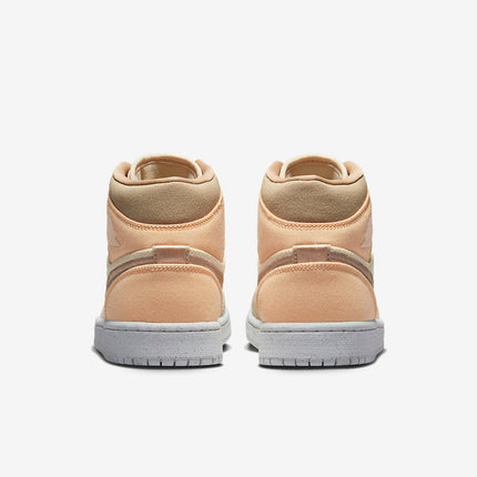 Men's Air Jordan 1 Mid 'Canvas Khaki' Shoes