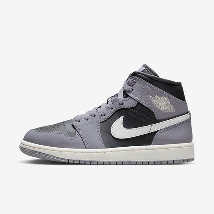 Men's Air Jordan 1 Mid 'Cement Grey' Shoes