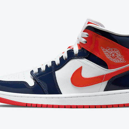 Men's Air Jordan 1 Mid 'Champs Colors' Shoes