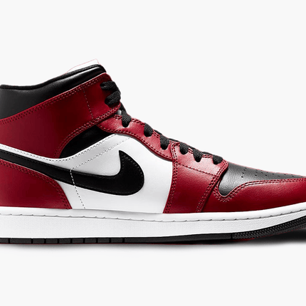 Men's Air Jordan 1 Mid 'Chicago Black Toe' Shoes