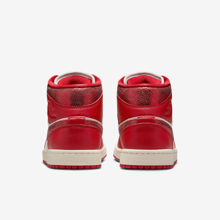 Men's Air Jordan 1 Mid 'Cracked Leather' Shoes