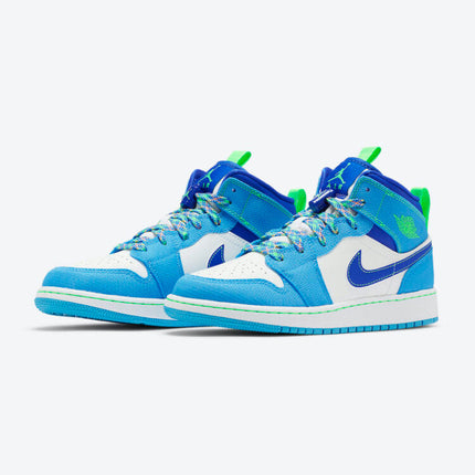 Men's Air Jordan 1 Mid 'Dark Powder Blue' Shoes