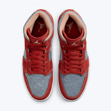 Men's Air Jordan 1 Mid 'Denim' Shoes