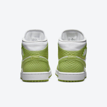 Men's Air Jordan 1 Mid 'Green Python' Shoes