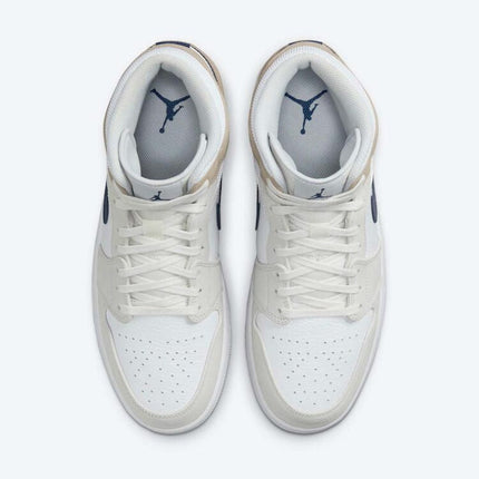 Men's Air Jordan 1 Mid 'Hairy Khaki' Shoes