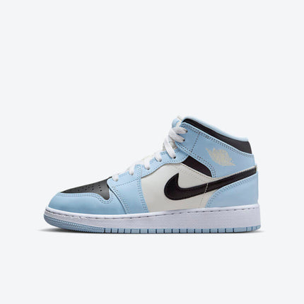 Men's Air Jordan 1 Mid 'Ice Blue' Shoes