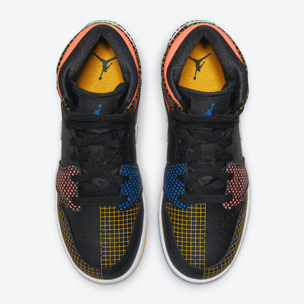 Men's Air Jordan 1 Mid 'Laser Orange' Shoes