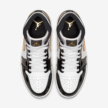 Men's Air Jordan 1 Mid 'Metallic Gold' Shoes